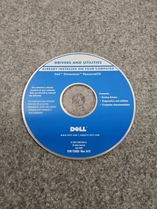 Vintage Dell Dimension Resource CD 2000- 2002 only Drivers and Utilities CD - Picture 1 of 2