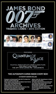 JAMES BOND ARCHIVES 2015 QUANTUM OF SOLACE GOLD PARALLEL YOU PICK ONE