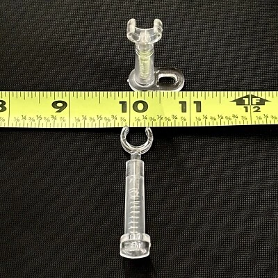 Supporto Tubo Insegna Neon SnapLock Singolo, Trasparente 10mm, Nuovo, Seleziona Quantità - Immagine 1 di 4