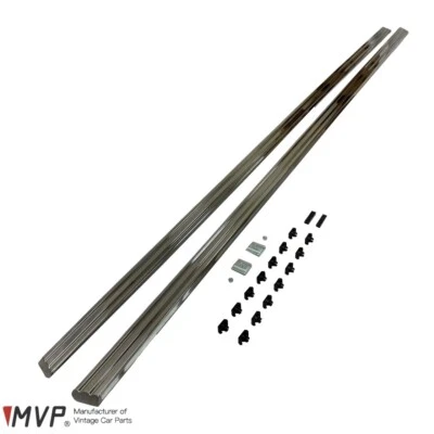MVP BMW 2002 Rocker/Sill Panel Trim Set, W/ 2PCS Metal Clamp+14PCS Plastic Clip - Image 1 of 4