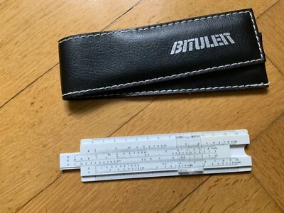 alter Rechenstab Rechenschieber Bituleit DDR Straßenmarkierung System Rietz - Bild 1 von 4