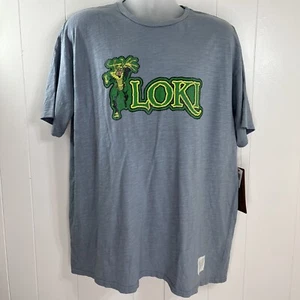 NEW Marvel Shirt Adult XXLarge Gray Green Loki Thor Disney Parks Mens XXL - Picture 1 of 11