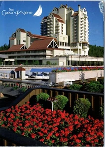 The Coeur d'Alene Resort and Conference Center, Idaho Postcard c1996 - Picture 1 of 2