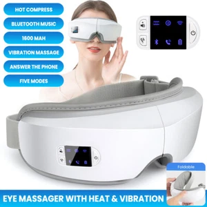 Eye Massager with Heat  Vibration Sleep Eye Mask for Migraine Mother's Day Gift - Picture 1 of 14