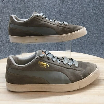 Puma Shoes Womens 10 Classic Comfort Sneaker 19120601 Gray Suede Lace Up Low Top - Image 1 of 4