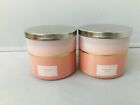 2X Bath and Body Works CHAMPAGNE TOAST 3-wick Scented Candles Large Brand New 