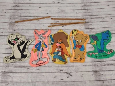 Vintage Looney Tunes Vinyl Mobile Bugs Bunny Porky Road Runner Tweety Sylvester - Image 1 of 4