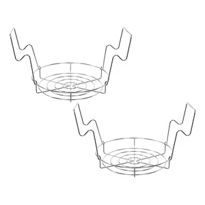 2 Stück 21,5 Quart Wasserbad Einmachglas mit Glas Gestell Küchenutensilien Edelstahl 9370 - Bild 1 von 6