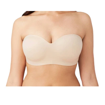 Wacoal 854372 Staying Power wire free strapless bra tan size 36D - Image 1 of 4