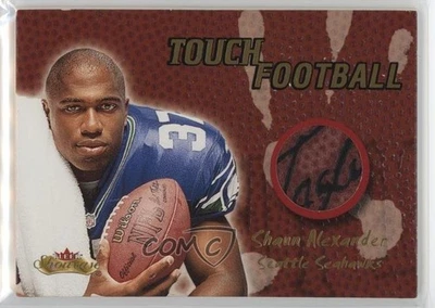 2000 Fleer Showcase Touch Football Shaun Alexander Rookie Relic RC - Image 1 of 3