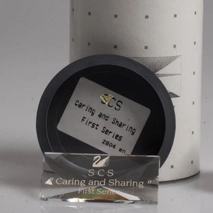 Swarovski SCS genuine 1987-1989 Plaque Caring and sharing SCTPNR4 - Picture 1 of 2