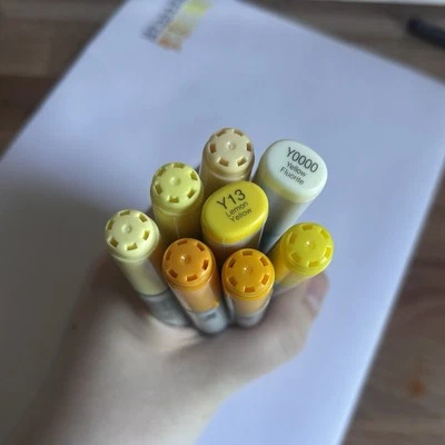 Copic Sketch und Ciao Marker Set 💛 Y1 Gelb - Bild 1 von 3