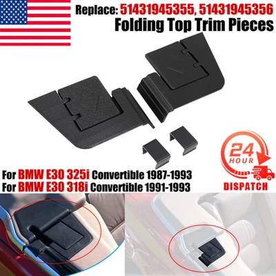 Folding Top Trim Cover For BMW E30 Convertible Tonneau #51431945355 #51431945356 - Изображение 1 из 4