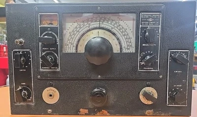 Receptor de rádio National NC-156 HF preto somente peças ou reparo - Imagem 1 de 4