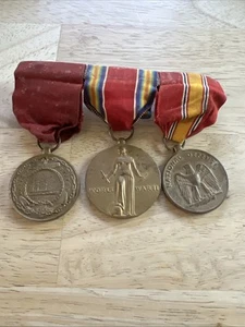 Vintage Military Set Of 3 Medals - Picture 1 of 13