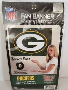 Green Bay Packers Nylon Flag 3’x2’ Football Indoor/outdoor Banner Man Cave NEW