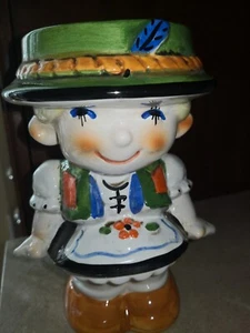 Vintage statuina BAMBINA SALVADANAIO IN CERAMICA DI TARCISIO TOSIN - Foto 1 di 8