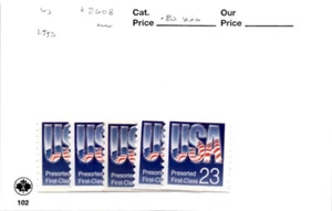 United States Postage Stamp, #2608 (5 Ea) Mint NH, 1993 Flag (AD) - Picture 1 of 1