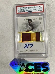 2019-20 Panini Flawless KEVIN PORTER JR GOLD RPA RC Rookie GU PATCH AUTO /10 - Foto 1 di 3
