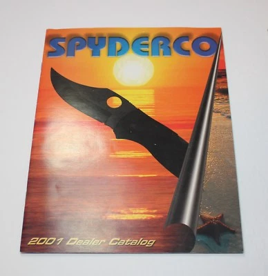 NEW Unused Spyderco 2001 Dealer Catalog
