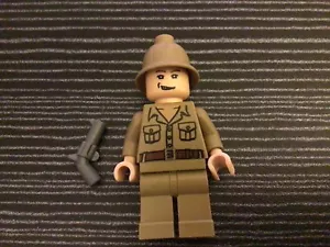 Lego Rene Belloq (iaj009) Minifiguras Indiana Jones 7623 - Imagen 1 de 2