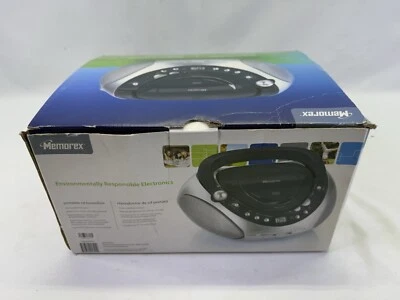 TOTALMENTE NUEVO Memorex MP8806 CD/Radio Boombox Probado Foto 1 de 4