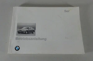 Instrucciones Servicio / Manual BMW 5er E39 520i/523i/528i/525tds Von 08/1995 - Imagen 1 de 4