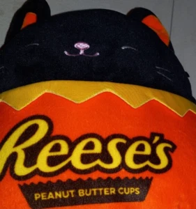 8” Squishmallows Reese’s Colton Gato Negro Halloween Peluche Gatito - Imagen 1 de 5