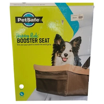 NEW Petsafe Happy Ride Brown Booster Seat Elevated Pet Bed Up To 18 Pounds - Image 1 of 3