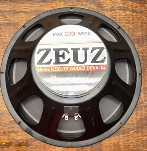 Altoparlante woofer vintage ZEUZ 15" 8 ohm 230 watt - Eminence Made USA - Foto 1 di 5