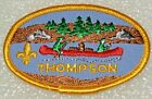 THOMPSON DISTRICT Rolled Edge Oval Boy Scout Uniform Badge Canadian (MBT5B) 