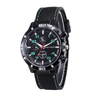 Men's Sports Watch Frosted Leather Strap Suitable For Leisure Trend Watch NEW - Picture 1 of 3