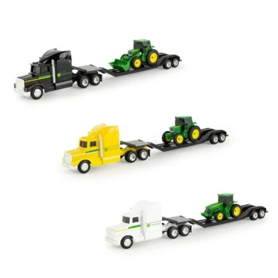 John Deere 1:64 Mini Farm Vehicle Hauler Semi Truck Kids Toys 3+ - Image 1 of 3