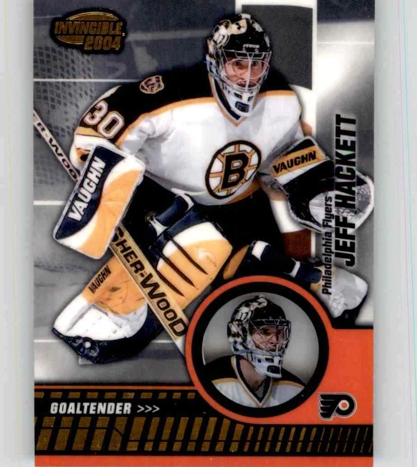 2003-04 Pacific Invincible Jeff Hackett #73 - Image 1 of 2