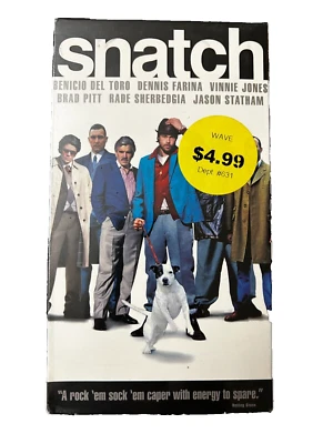Snatch (2000) VHS - Brad Pitt - Jason Statham Brand New Sealed Original Vintage - Image 1 of 4