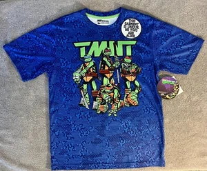 Teenage Mutant Ninja Turtles - Boys All Over Print Shirt - Wicking - Size 2XL - Picture 1 of 1