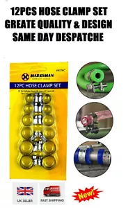 Hose Clamps Jubilee Hose Clips Garden Fuel Line Diesel Petrol Pipe 1,6 & 12 - Picture 1 of 23