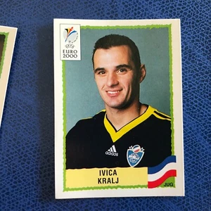 Panini Figurine Euro 2000 Retro velina blu originale Jugoslavia Kralj n 216 - Picture 1 of 1