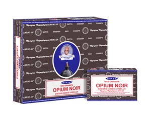 Encens Cônes Backflow Opium Noir Satya x2 Boites - Picture 1 of 1