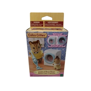 Juego de lavadora al vacío realista Calico Critters nuevo en caja muebles - Imagen 1 de 5