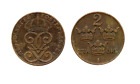 Sweden 2 Ore Bronze Coin 1909 – 1950 21mm Circulated Fine World Coins