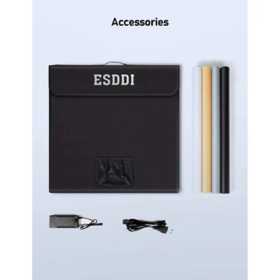 ESDDI Photo Studio Light Box 24"/60 Adjustable Brightness Portable Folding HooK - Image 1 of 4