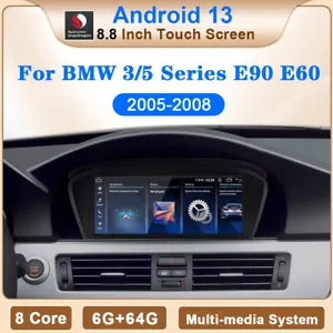 Android 12 Autoradio Stereo CarPlay DAB+ für BMW E60 E61 E63 E64 E90 E91 E92 E93 - Bild 1 von 11