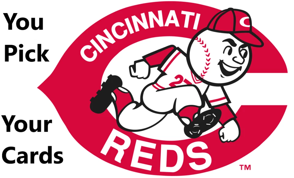 You Pick Your Cards - Cincinnati Reds - Team MLB Baseball Card Selection - Image 1 of 1
