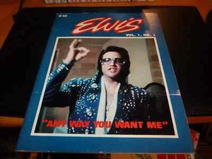 Revue "ELVIS PRESLEY VOLUME 1, N°1 : ANY WAY YOU WANT ME" Stephanie MALTZ - Imagen 1 de 2