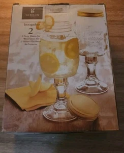 Gibson Boogaloo Mason Jar Stemmed Wine Glass in a Box - Picture 1 of 3
