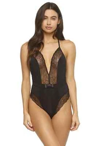 Body para mujer Felina negro Henny micro y encaje XL NUEVO CON ETIQUETAS - Imagen 1 de 3