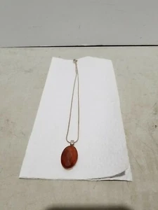 Beautiful Necklace Sterling Silver With A Perfect  hand crafted stone(1) - Picture 1 of 5