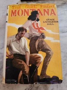 Antiker Roman "Das Mädchen aus Montana" Schutzumschlag von 1922 - Bild 1 von 5