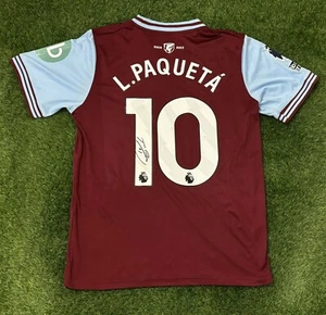 Paqueta Signed West Ham 24/25 Home Shirt  - Picture 1 of 2